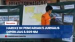 SAR Hari Ke-10 KM Arupadhatu I: Area Pencarian 5 Jurnalis Diperluas Hingga 8.509 NM