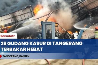 Kebakaran Besar Hantam Kompleks Kosambi Tangerang, 26 Gudang Kasur Busa Luluhpasak