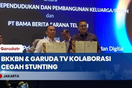 Kemendukbangga/BKKBN & Garuda TV Jalin Kerja Sama Perkuat Program Cegah Stunting "GENTING"