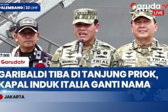 Kapal Induk ITS Giuseppe Garibaldi Tiba di Jakarta, Siap Berganti Nama Jadi KRI Sriwijaya