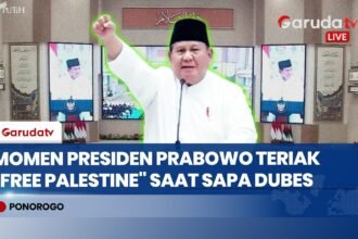 Presiden Prabowo Serukan “Free Palestine” saat Hadiri 100 Tahun Gontor