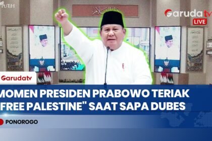 Presiden Prabowo Serukan “Free Palestine” saat Hadiri 100 Tahun Gontor