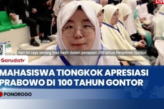 Apresiasi Pidato Presiden Prabowo di Gontor, Mahasiswa Asal Tiongkok Mengaku Bangga
