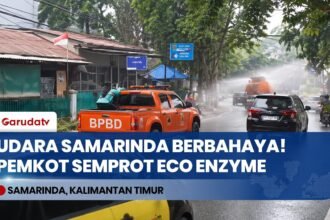 Kualitas Udara Samarinda Berbahaya! Pemkot Semprotkan 35 Ribu Liter Eco Enzyme Atasi Kabut Asap