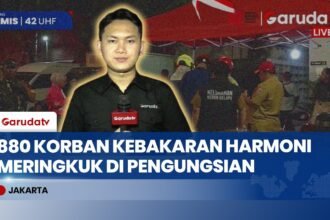 Kebakaran Pemukiman Padat di Batu Ceper Jakarta Pusat, 310 KK Kehilangan Tempat Tinggal