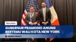 Temui Wali Kota New York, Pramono Anung Jajaki Kerja Sama Transportasi Hingga Jakarta Bond