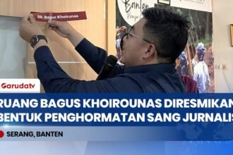 LKBN Antara Resmikan Ruang Bagus Khoirunas di Banten, Bentuk Penghormatan Jurnalis Hilang Kontak