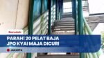 Parah! 20 Pelat Baja Tangga JPO Kyai Maja Hilang Dicuri, JPO Ditutup Sementara