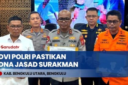Hasil Tes DNA Pusdokkes Polri Cocok! Jasad di Enggano Dipastikan Surakman ABK KM Arupadhatu I