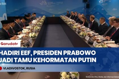 Presiden Prabowo Hadiri Pleno Eastern Economic Forum di Vladivostok Atas Undangan Vladimir Putin