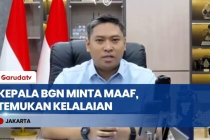 Kepala BGN Sudaryono Minta Maaf Atas Kasus Keracunan Makan Siang Gratis di Sidoarjo
