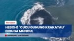 Viral Daratan "Cucu Anak Krakatau" Muncul di Selat Sunda, Ini Penjelasan PVMBG!
