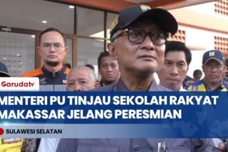 Siap Diresmikan Presiden Prabowo, Menteri PU Dody Hanggodo Tinjau Sekolah Rakyat di Makassar