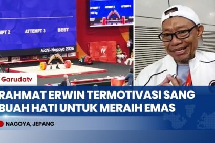 Rahmat Erwin Abdullah Sabet Emas dan Pecahkan Rekor Dunia di Asian Games Nagoya 2026