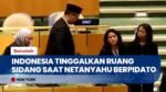 Protes Kejahatan Israel, Perwakilan Indonesia Aksi Walkout dari Sidang Majelis Umum PBB