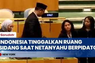 Protes Kejahatan Israel, Perwakilan Indonesia Aksi Walkout dari Sidang Majelis Umum PBB