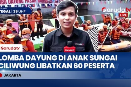Festival KORMI Jakpus Gelar Lomba Dayung di Anak Sungai Ciliwung Pasar Baru