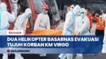 Dua Helikopter Basarnas Evakuasi 7 Korban KM Virgo Transport 8 ke Banjarmasin