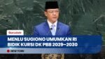 Bawa Seruan Prabowo di PBB, Menlu Sugiono Umumkan RI Maju Calon Anggota Tidak Tetap DK PBB 2029-2030