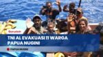 Misi Kemanusiaan TNI AL! KRI WSH-991 Selamatkan 11 Warga Papua Nugini Terombang-ambing di Laut