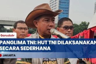 Panglima TNI Tegaskan Puncak HUT ke-81 TNI Digelar Sederhana di Mabes TNI