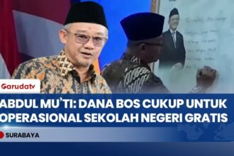 Mendikdasmen Abdul Mu’ti Sebut Dana BOS Cukup untuk Sekolah Negeri Gratis Tanpa Tambahan Anggaran
