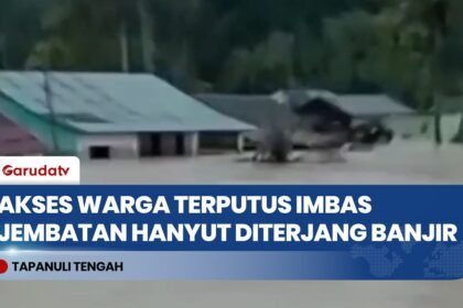 Tanggul Kembali Jebol, Ratusan Rumah di Tapanuli Tengah Terendam Banjir Setinggi Satu Meter