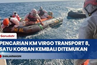 Satu Korban KM Virgo Transport 8 Kembali Ditemukan Penyelam di Perairan Laut Jawa