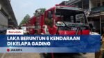 Tabrak*n Beruntun 6 Kendaraan di Kelapa Gading: Damkar, Ambulans, Hingga Transjakarta Ringsek!