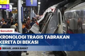 Kronologi Tabrakan KA Argo Bromo Anggrek vs KRL di Stasiun Bekasi Timur: Gerbong Belakang Hancur!