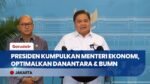 Rapat Terbatas di Istana: Presiden Prabowo Panggil Menko Airlangga Hingga CEO Danantara