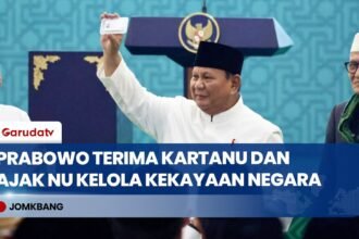 Terima Kartu Anggota NU di Muktamar Jombang, Prabowo: Janji Harus Dipegang !