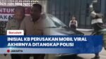 Buntut Video Viral Lempar Batu ke Kaca Mobil di Jagakarsa, Terduga Pelaku Akhirnya Diciduk