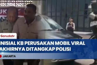Buntut Video Viral Lempar Batu ke Kaca Mobil di Jagakarsa, Terduga Pelaku Akhirnya Diciduk