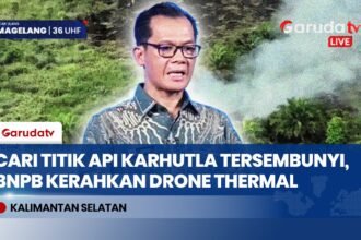 Lawan Api Bawah Tanah Kalsel, BNPB Pakai Drone Thermal dan Injeksi Surfaktan