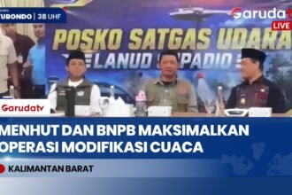 Tekan Asap Karhutla Kalbar, Menhut Raja Juli Antoni Maksimalkan Operasi Modifikasi Cuaca