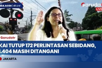 Cegah Kecelakaan Kereta Api, 172 Perlintasan Liar Ditutup dan Murni Ditangani PT KAI