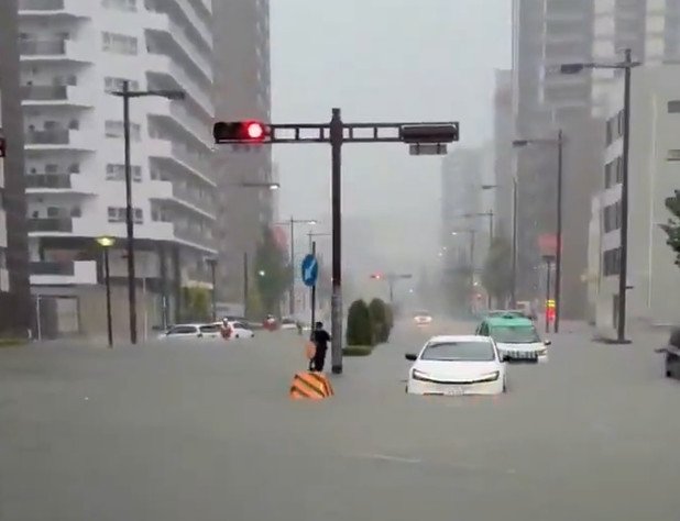 Hujan Terlebat Sepanjang Sejarah Hantam Nagoya, Warga Dilarang Masuk Basement dan Terowongan