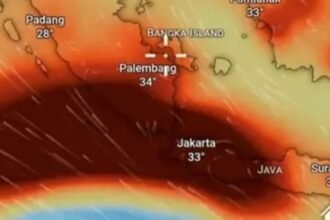 Peta Satelit Sebaran SO2 Gunung Anak Krakatau, Apakah Berbahaya bagi Paru-Paru? Cek Faktanya
