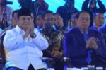 Presiden Prabowo dan Gibran Hadiri Puncak HUT ke-25 Demokrat, Disambut Hangat SBY dan AHY