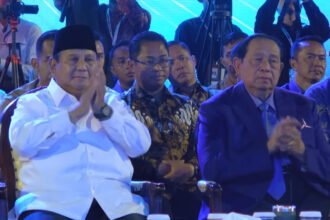 Presiden Prabowo dan Gibran Hadiri Puncak HUT ke-25 Demokrat, Disambut Hangat SBY dan AHY