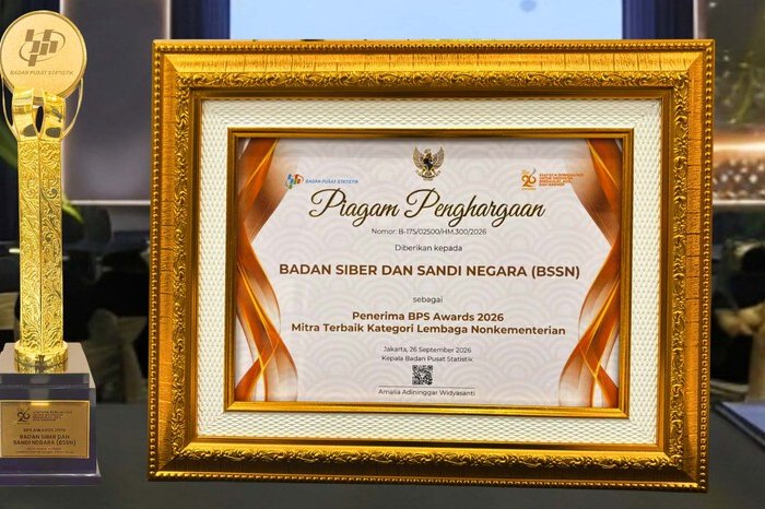 BSSN Raih Penghargaan BPS, Perkuat Keamanan Data Nasional 2 BSSN Raih Penghargaan BPS, Perkuat Keamanan Data Nasional