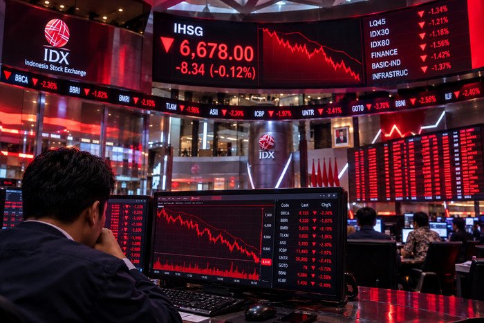 IHSG berpotensi melanjutkan koreksi setelah melemah 0,12 persen ke 6.678, dengan BIPI, HMSP, TINS, dan PTBA menjadi saham pilihan analis.