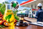 Pemerintah menyiapkan sanksi administratif bagi badan usaha yang melanggar kewajiban penyaluran biodiesel B50.