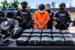 Polres Metro Jakarta Pusat menggagalkan peredaran 25,2 kilogram sabu senilai sekitar Rp30 miliar dan menangkap seorang tersangka.