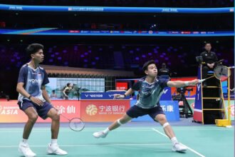 Ali Faathir Rayhan/Devin Artha Wahyudi melaju ke babak 16 besar China Masters 2026.