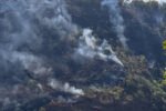 Karhutla di TNGR meluas hingga sekitar 1.098,75 hektare dan masih menyisakan titik api di lereng utara Puncak Sangkareang.