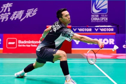 Jonatan Christie tersingkir dari China Masters 2026 setelah kalah 16-21, 16-21 dari Jason Gunawan pada babak 16 besar.
