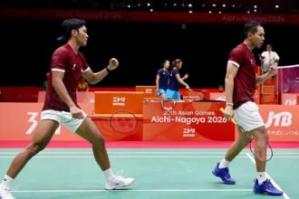 Fajar Alfian/Muhammad Fikri menang 2-1 atas Kang Min Hyuk/Ki Dong Ju dan menjaga peluang meraih medali Asian Games 2026.