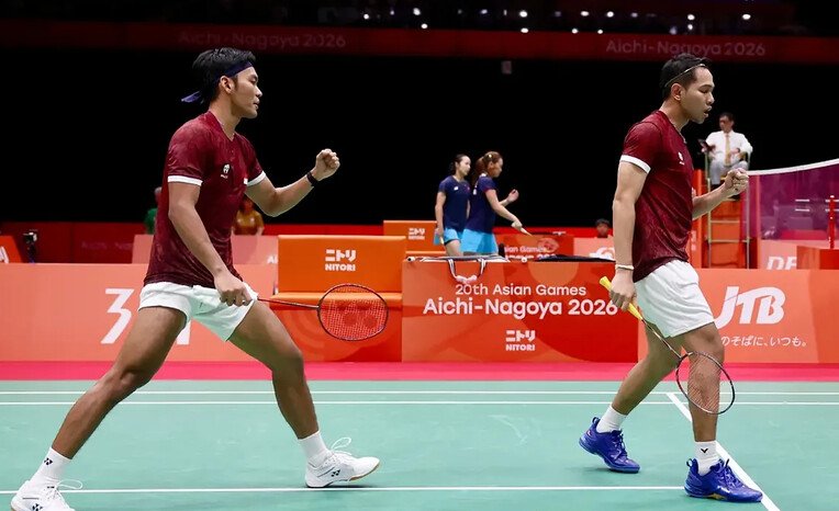 Fajar Alfian/Muhammad Fikri menang 2-1 atas Kang Min Hyuk/Ki Dong Ju dan menjaga peluang meraih medali Asian Games 2026.